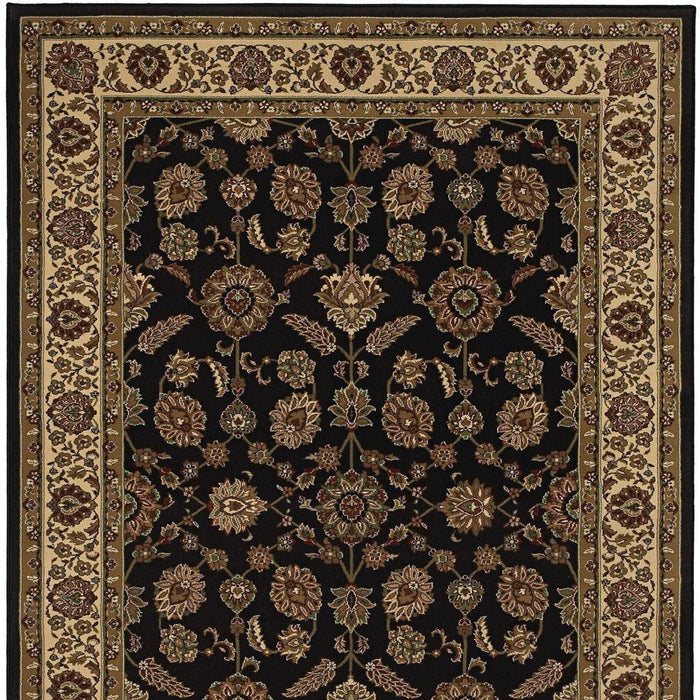 5' X 8' Oriental Area Rug (574358) - Brown / Ivory
