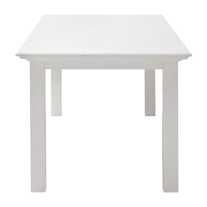 71" Wood Dining Table - White