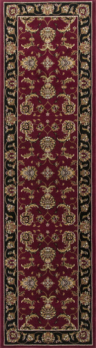 9' x 13' Area Rug - Red And Black