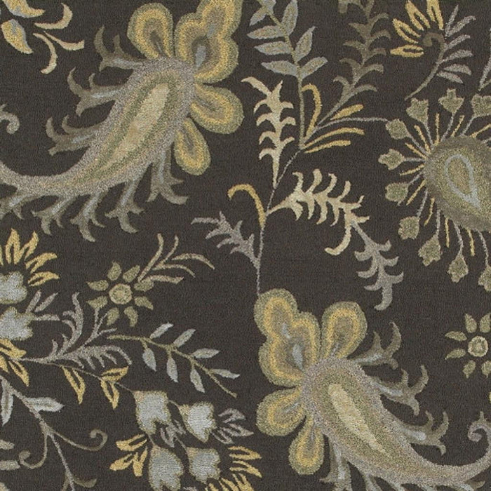 9' X 12' Wool Floral Hand Tufted Area Rug (712795) - Gray / Slate Gray