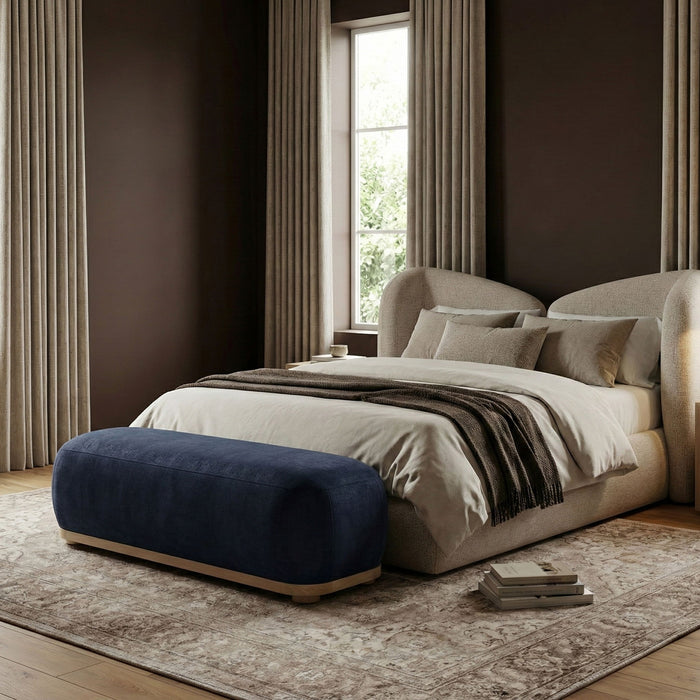 Calum - Bench - Light Brown Frame