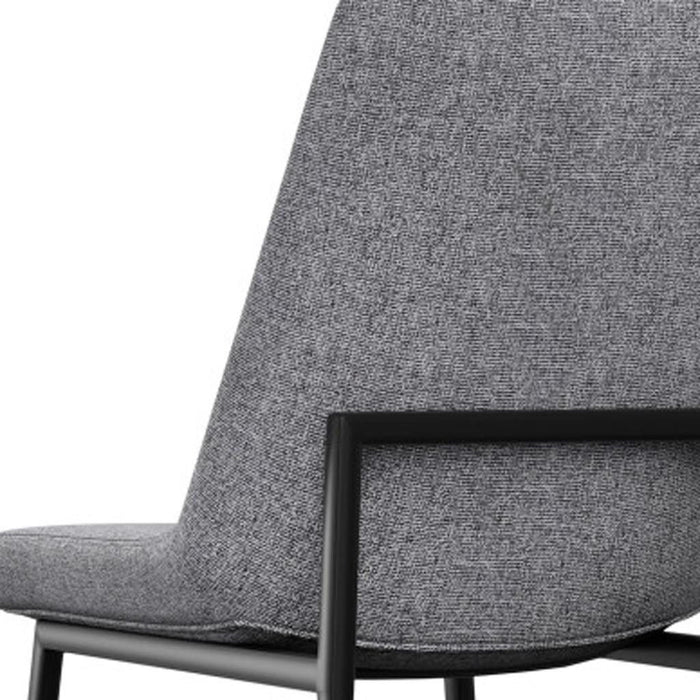 Solid Wood Dining Parsons Chairs (Set of 2) - Gray / Black
