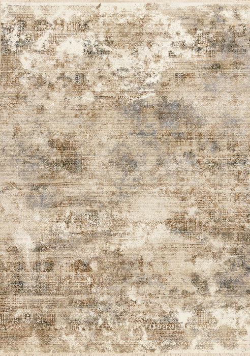 8' X 10' Abstract Area Rug (660230) - Cream / Gray / Tan