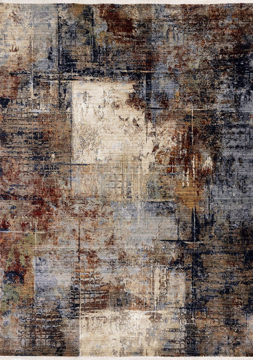 8' X 10' Abstract Area Rug (660161) - Cream / Black / Tan