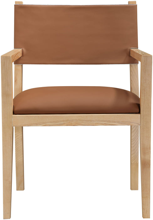 Avon - Vegan Leather Dining Arm Chair