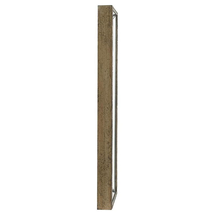 Rectangle Accent Mirror - Silver