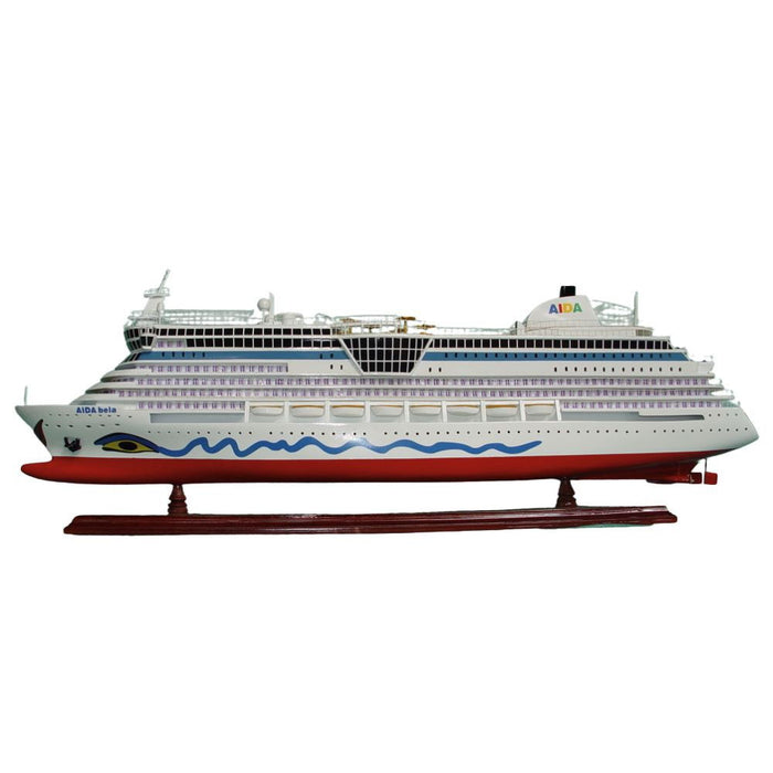 Hand Painted Model Boat (624248) - White