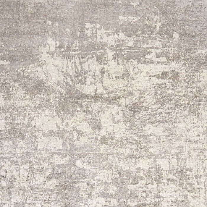 5' x 7' Hand Loomed Abstract Brushstroke Indoor Area Rug - Beige