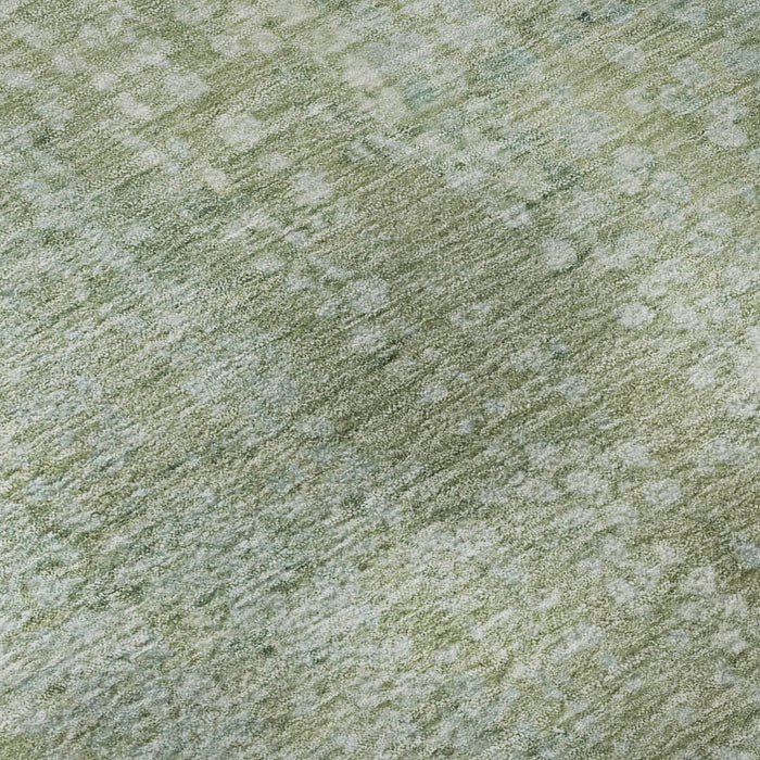 10' X 14' Abstract Washable Area Rug With UV Protection (717332) - Green / Sage