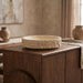 Marble bowl from Meridian Furniture's Caesar collection, featuring a smooth, polished genuine marble surface for elegant tableware.