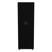 Giga armoire organizer with two shelves, hanging rod, and double doors, ideal for wardrobe storage and organization.