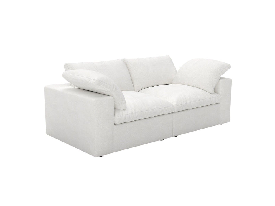 80" Blend Modular Sofa - White