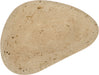 Meridian Furniture Whelan travertine bowl, a stylish plate with a natural stone finish, perfect for serving or decorative display.