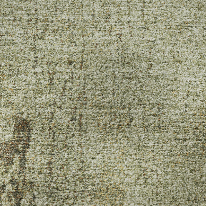 10' X 14' Abstract Washable Area Rug With UV Protection (707635) - Olive Green / Brown