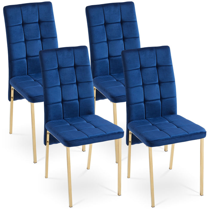 Modern Giga Nordic dining chair with a high back, colorful legs, and sleek design, perfect for contemporary dining spaces.
