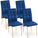 Modern Giga Nordic dining chair with a high back, colorful legs, and sleek design, perfect for contemporary dining spaces.