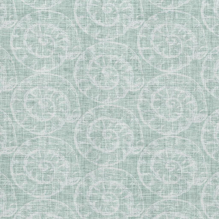 3' X 5' Geometric Washable Area Rug With UV Protection (646110) - Green / Ivory
