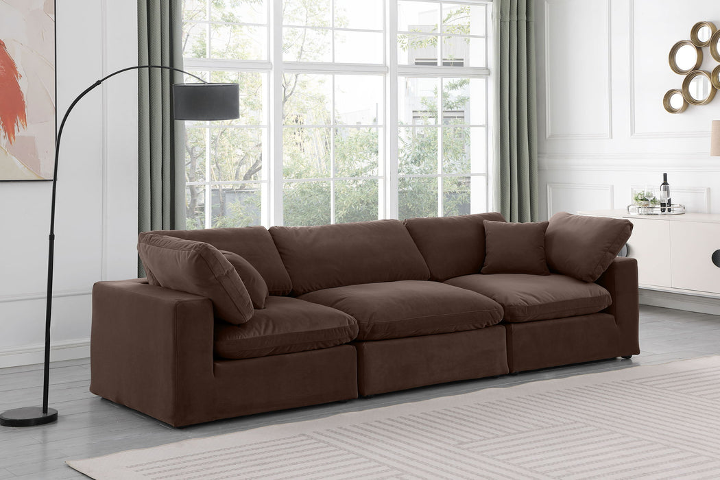 Comfy - Velvet Modular Sofa 3 Seats
