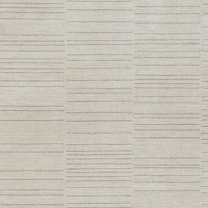 8' X 10' Abstract Polypropylene Area Rug - Gray And Ivory