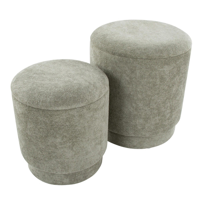 Marla - Upholstered Ottoman Set (Set of 2)