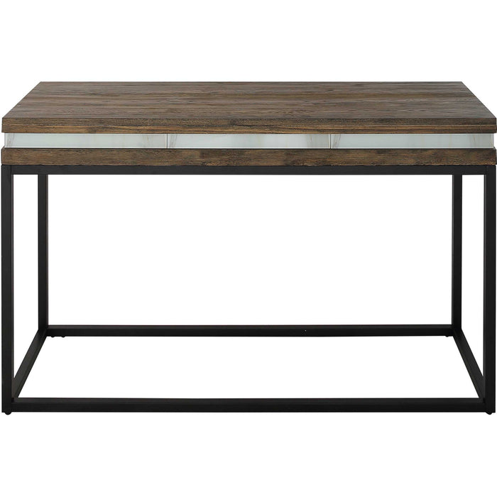 47" Frame Console Table - Brown And Black