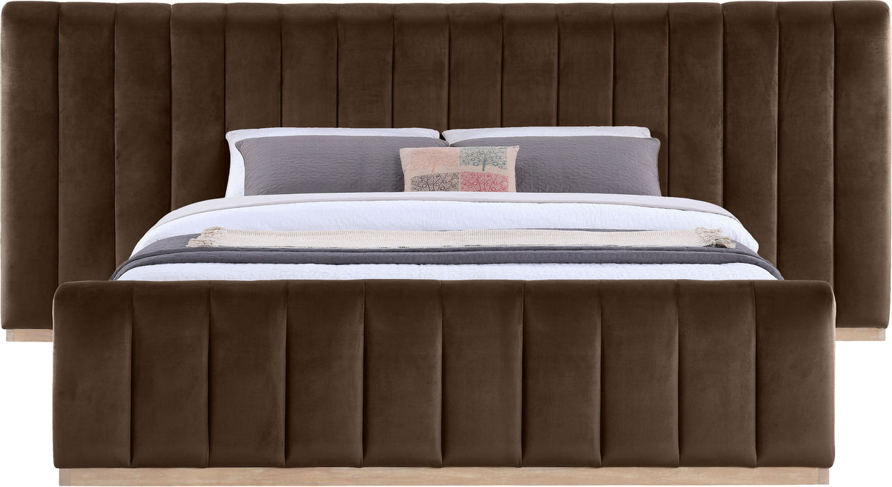 Amara - Velvet Upholstered Bed