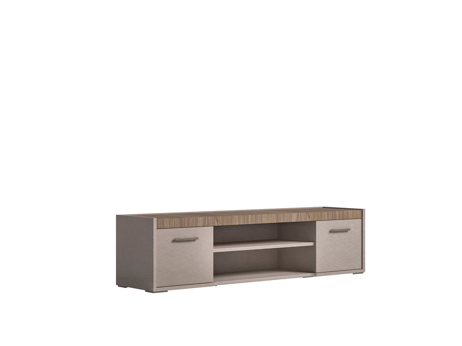 Nora - 3 Door TV Unit - Beige / Light Brown