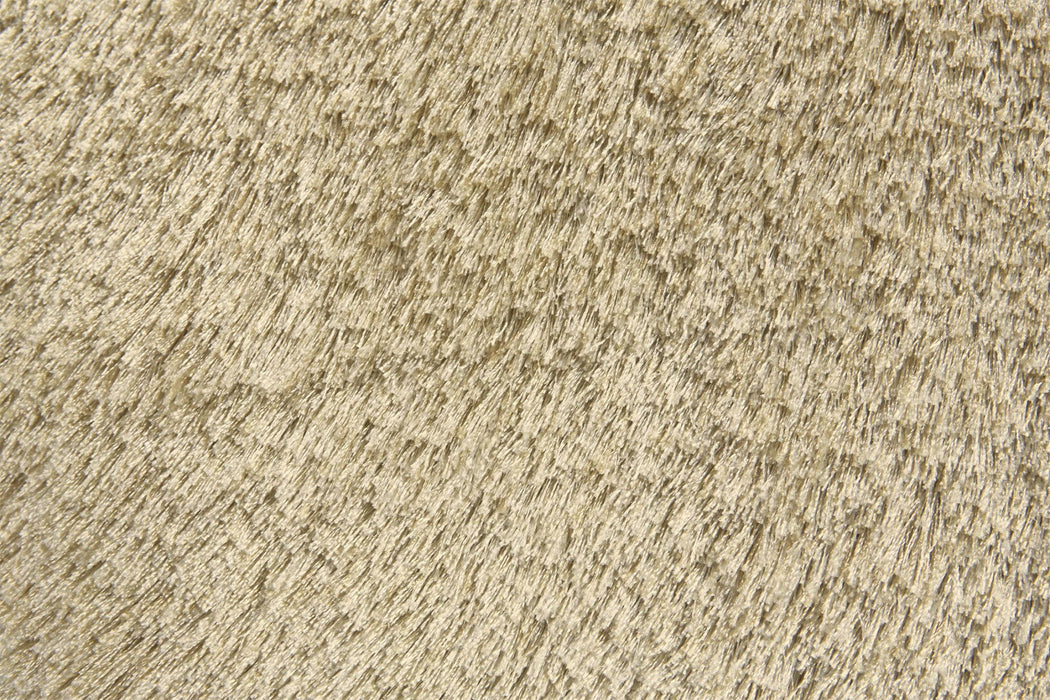 10' Round Shag Tufted Handmade Area Rug - Tan And Taupe