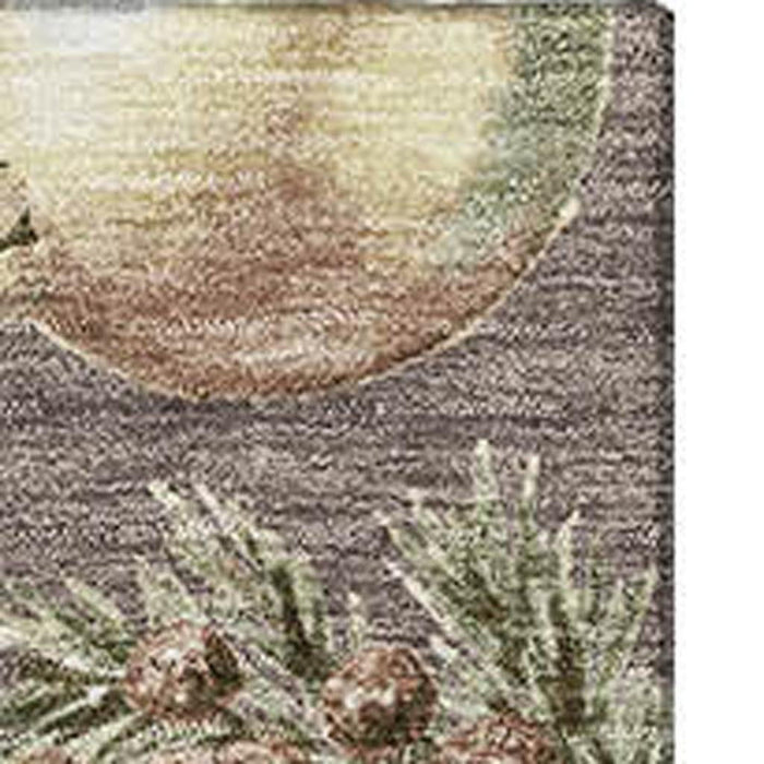 10' X 14' Polka Dot Washable Area Rug With UV Protection (702515) - Taupe / Brown / Beige
