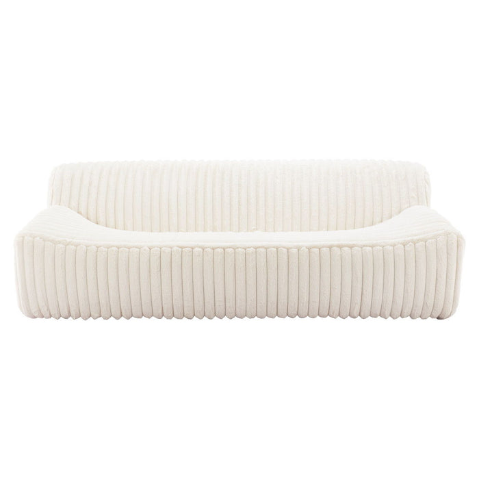 Manufactured Wood Sofa - Cream