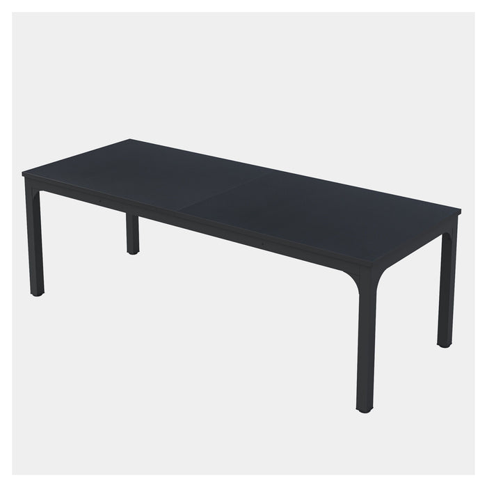 46" Solid Wood Dining Table - Black