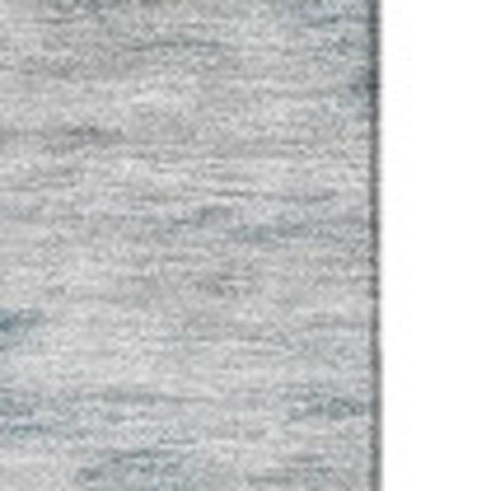 8' X 10' Abstract Washable Area Rug With UV Protection (651290) - Blue / Gold / Ivory