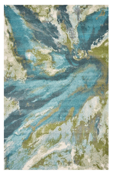 8' x 10' Shag Area Rug - Multicoloured