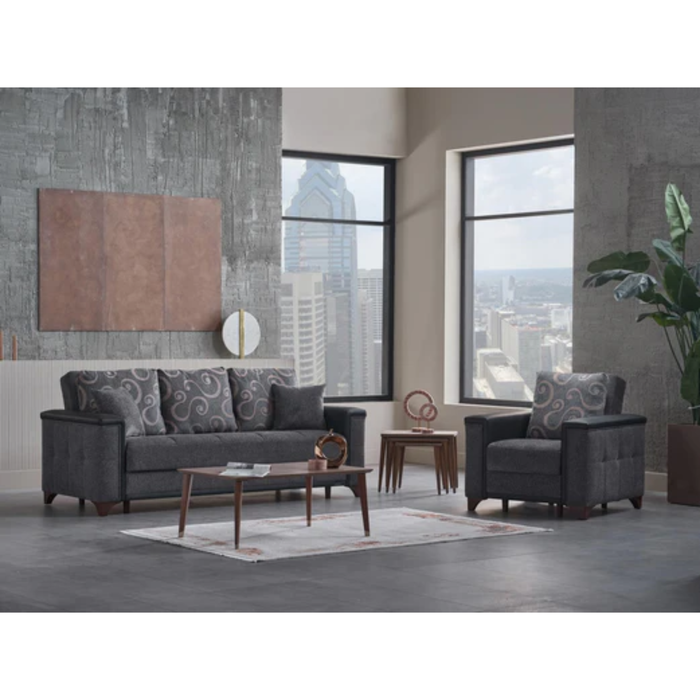 Bellona Charlotte 3 Seat Sleeper - Dupont Anthracite