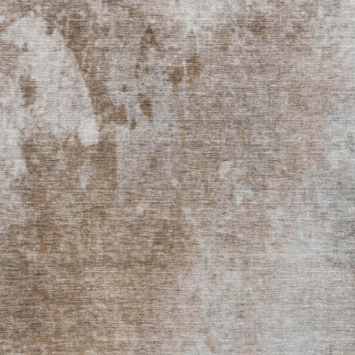 10' X 14' Abstract Washable Area Rug With UV Protection (649408) - Coffee / Gray