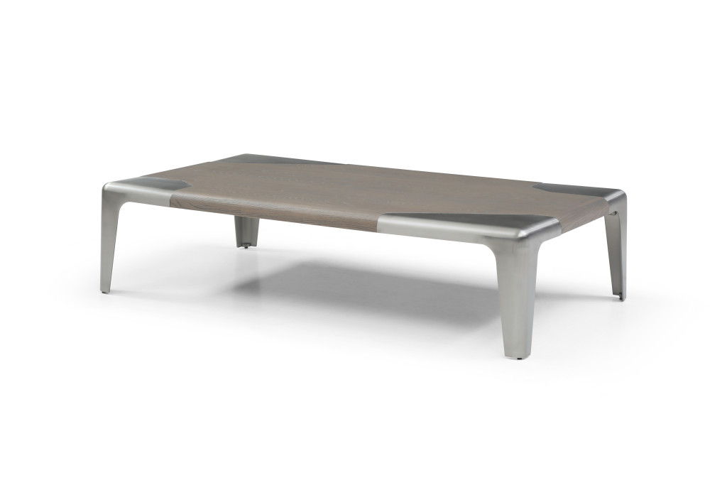Stainless Steel Coffee Table - Gray / Silver