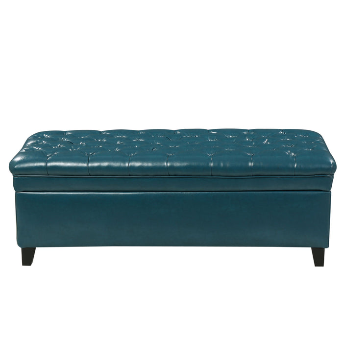 Juliana - Storage Ottoman With Birch Legs