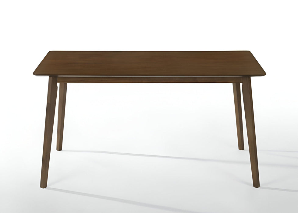 59" Solid Wood Dining Table - Brown