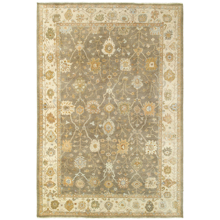 2' X 3' Wool Oriental Hand Knotted Area Rug (575210) - Brown / Beige