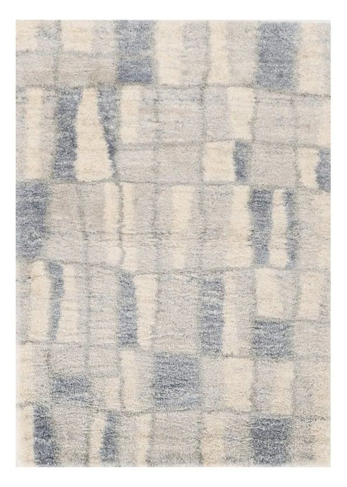 7' x 9' Area Rug - Ivory And Blue
