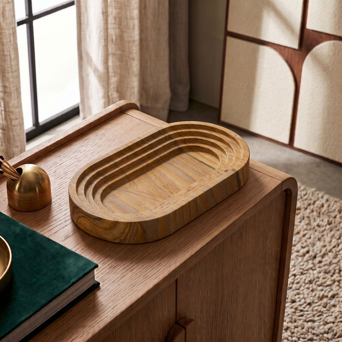 Marble tray by Meridian Furniture featuring a sleek, genuine marble surface and elegant design for versatile use.