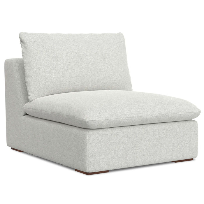 36" Fabric Arm Chair - Gray / Brown