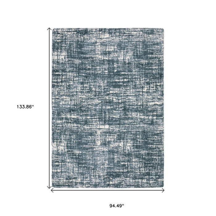 8' X 11' Geometric Area Rug - Gray / Ivory