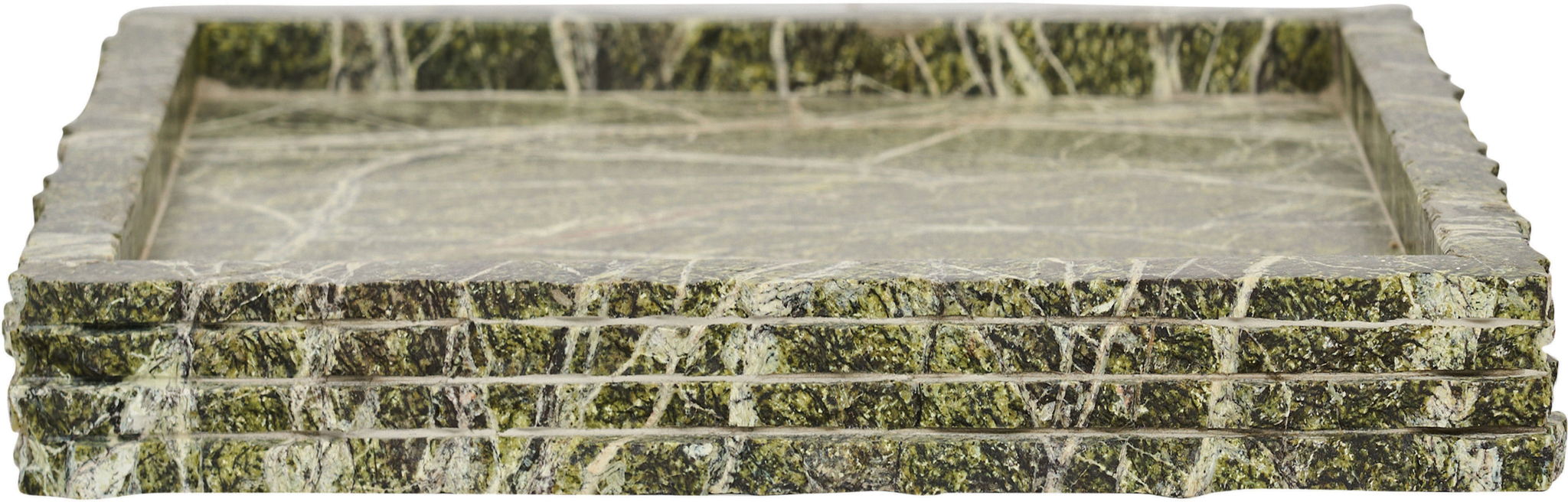 Marble tray from Meridian Furniture's Chambers collection, featuring a sleek, genuine marble surface and elegant design.