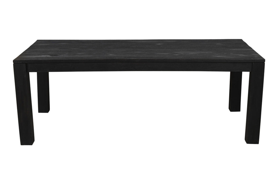 84" Rectangular Solid Wood Dining Table - Gray