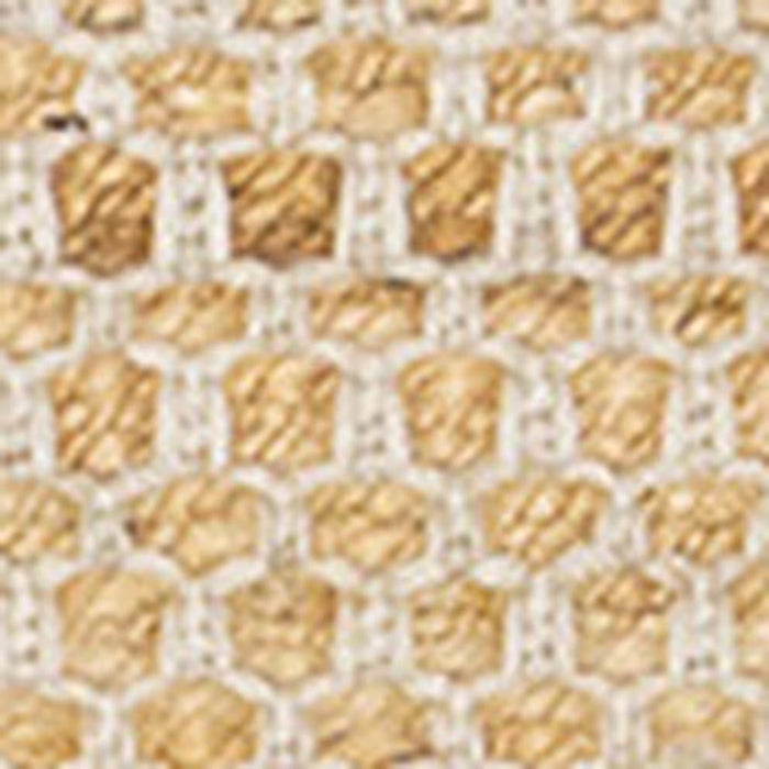 8' X 11' Jute Geometric Hand Woven Area Rug (660024) - Beige / Cream
