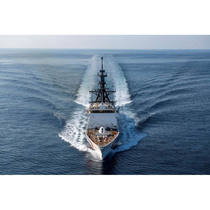 Hand Painted Model Boat (624489) - White