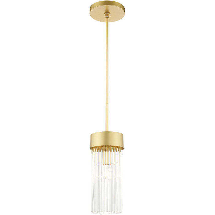 Dimmable Chandelier With Shades - Gold