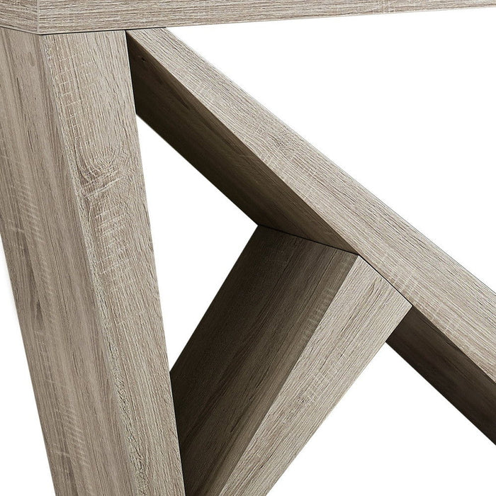Abstract Console Table - Taupe