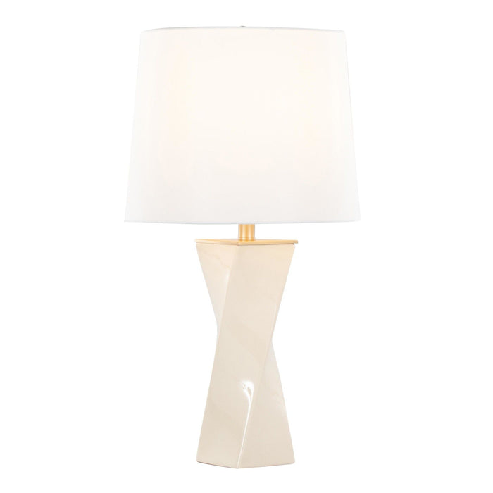 Curvo - Square 27" Ceramic Table Lamp